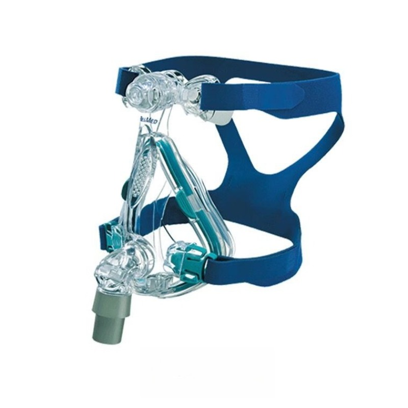 Silicone Mask Bracket - Vollgesichts-Nasenmaske gegen Schnarchen und Schlafapnoe mit