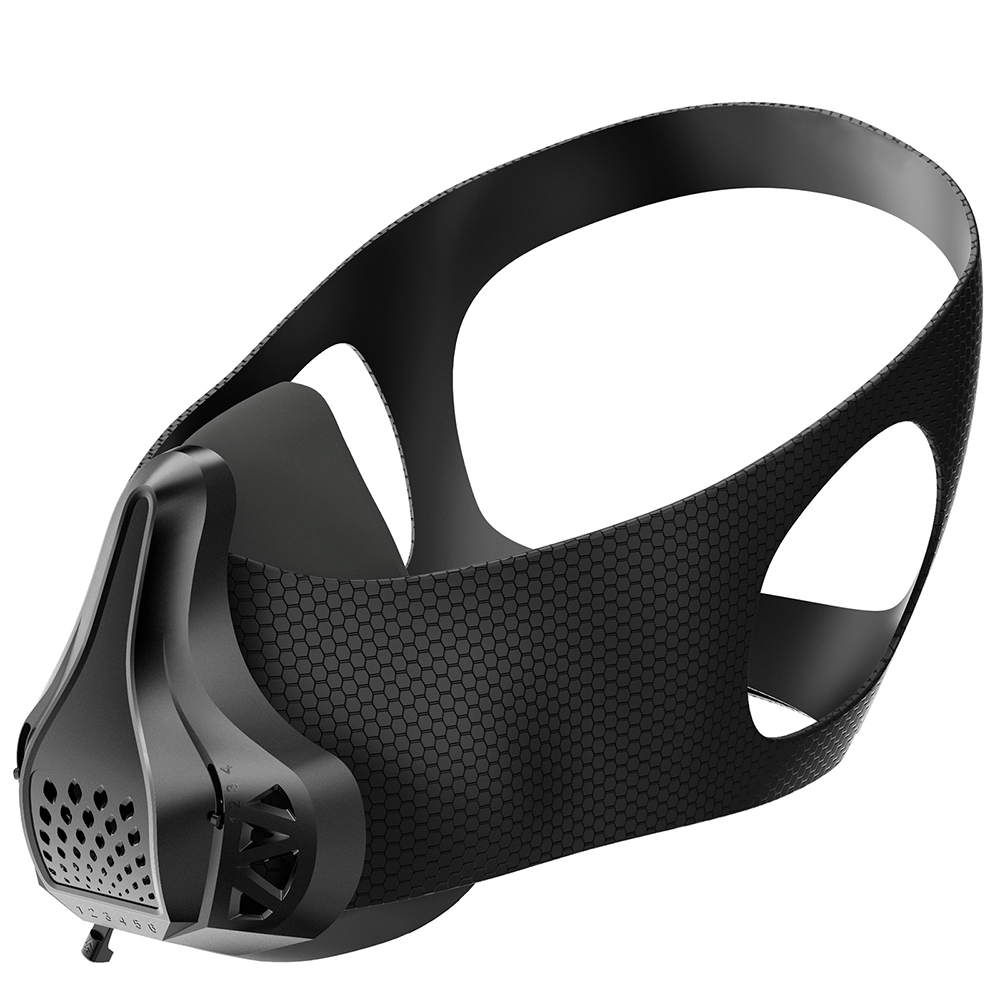Anti Pollution Mask - Workout, Laufen, Fitnessstudio, verstellbar, 48 Atemstufen,