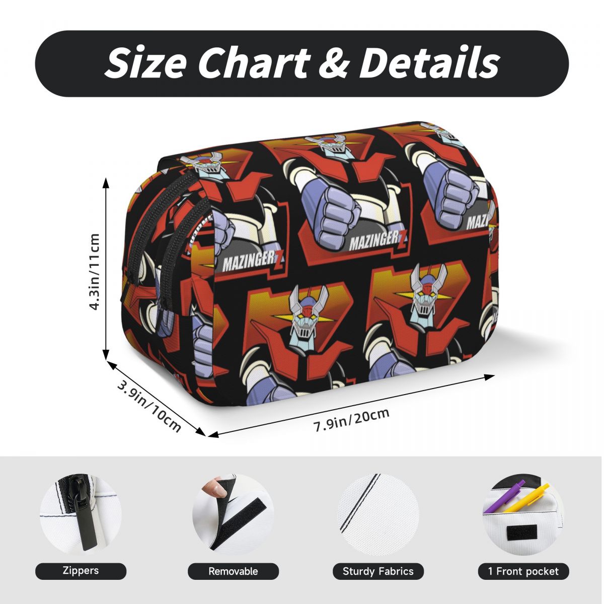 Mazinger Z Goldorak Actarus Gr – Mask Case Hard Shell Bewertung und Preis
