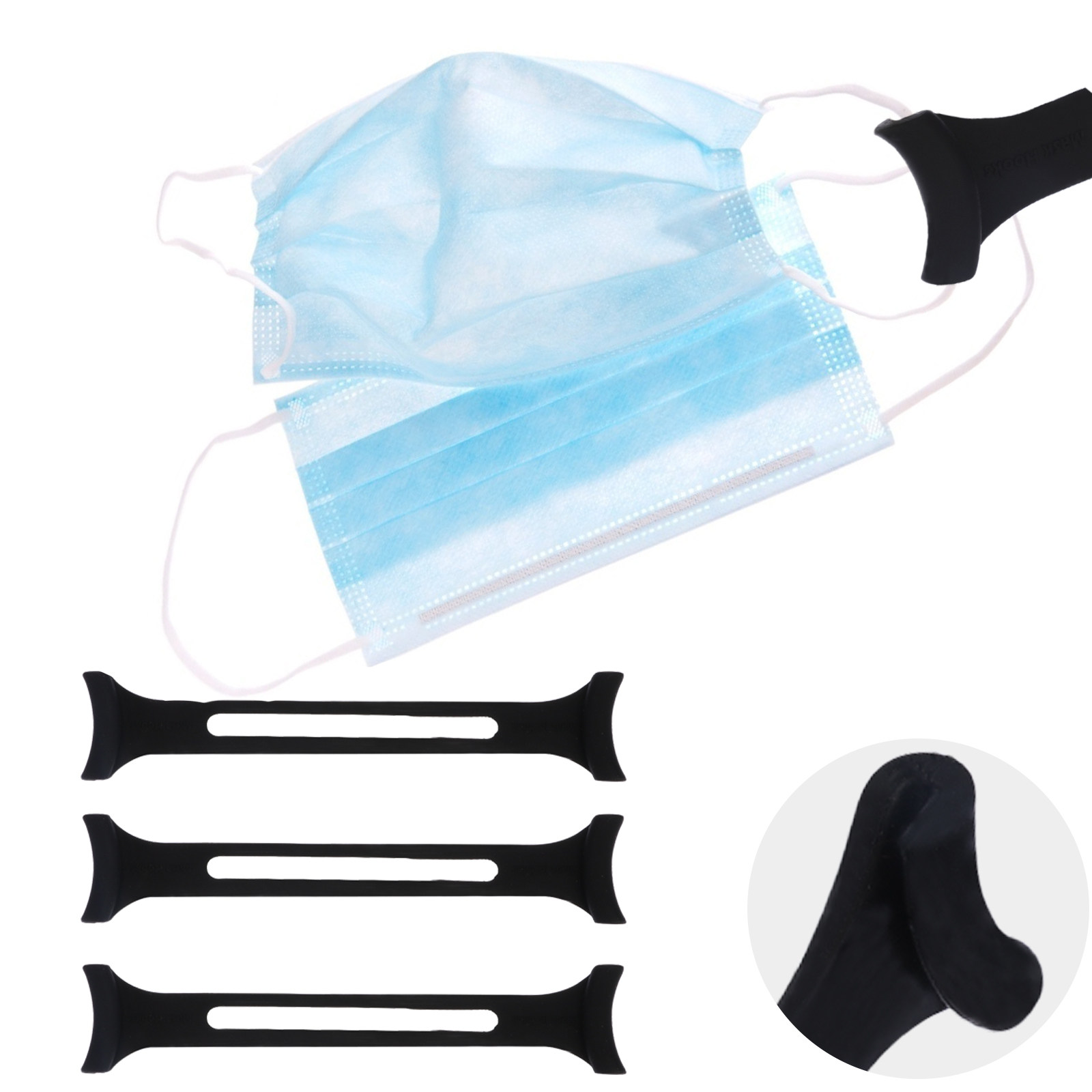 3-teiliges Professionelles Sil – Mask Ear Saver Strap Bewertung und Preis