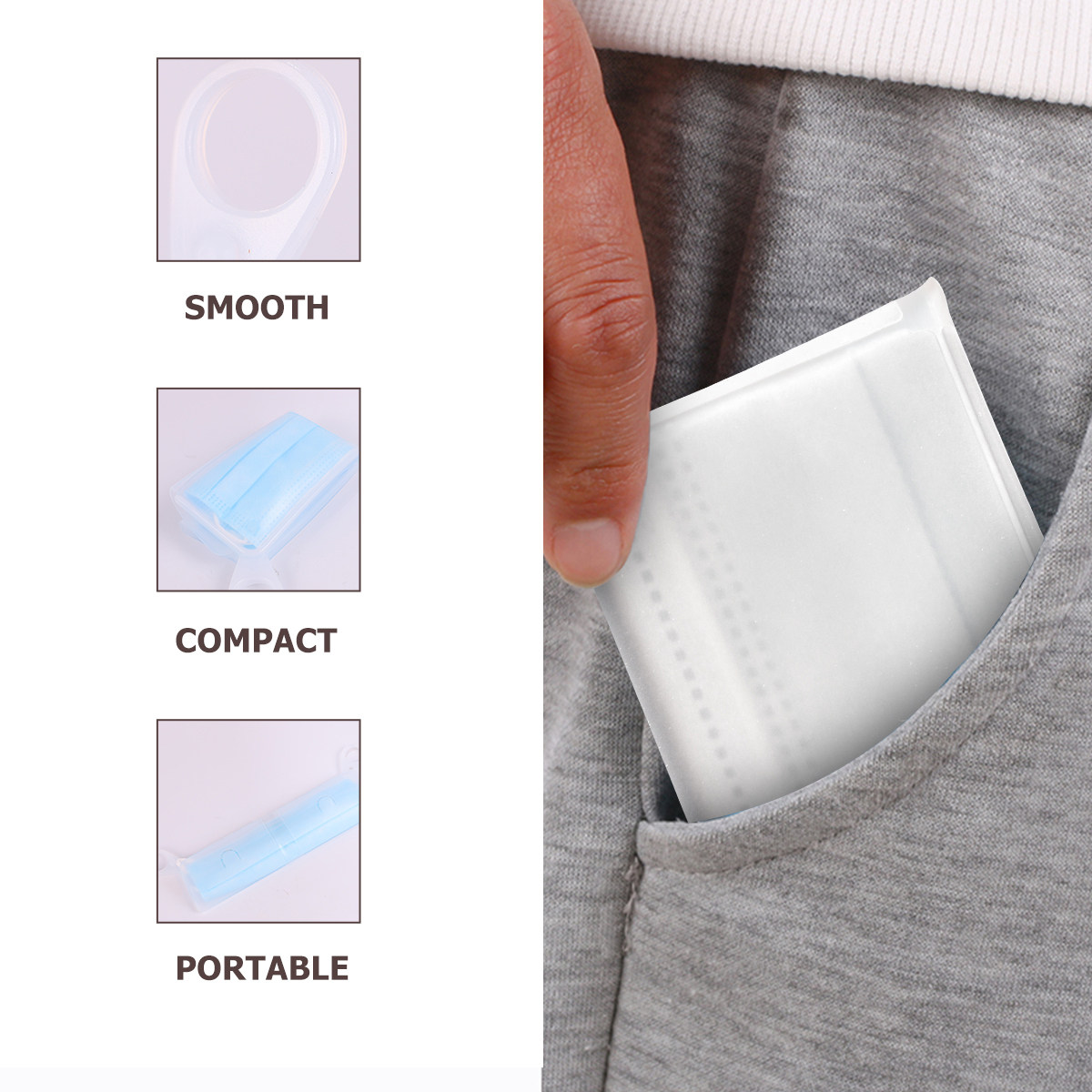 2 Stück Lebensmittelqualität S – Face Mask Storage Box Bewertung und Preis