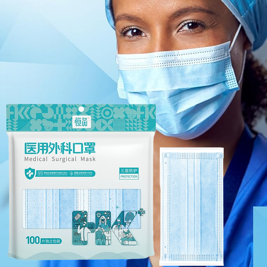 100 Stück Einwegmasken für Erw – Disposable Mask Blue Bewertung und Preis