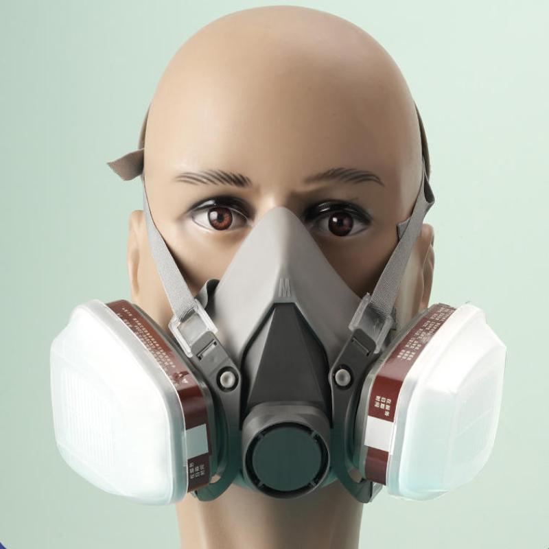 1 Set Halbgesichts-Staubmaske  – Respirator Half Face Bewertung und Preis